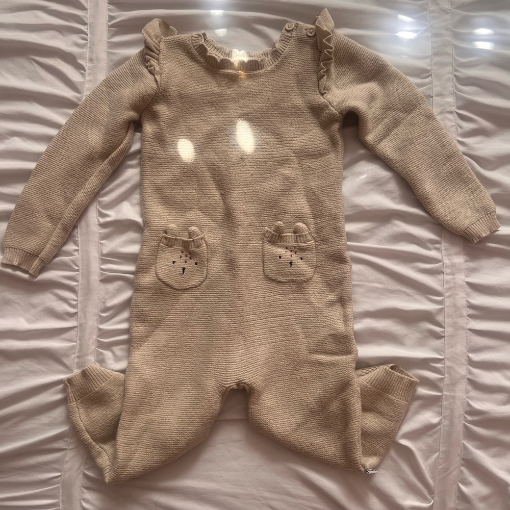 Gerber Tan Knit Kids Bodysuit